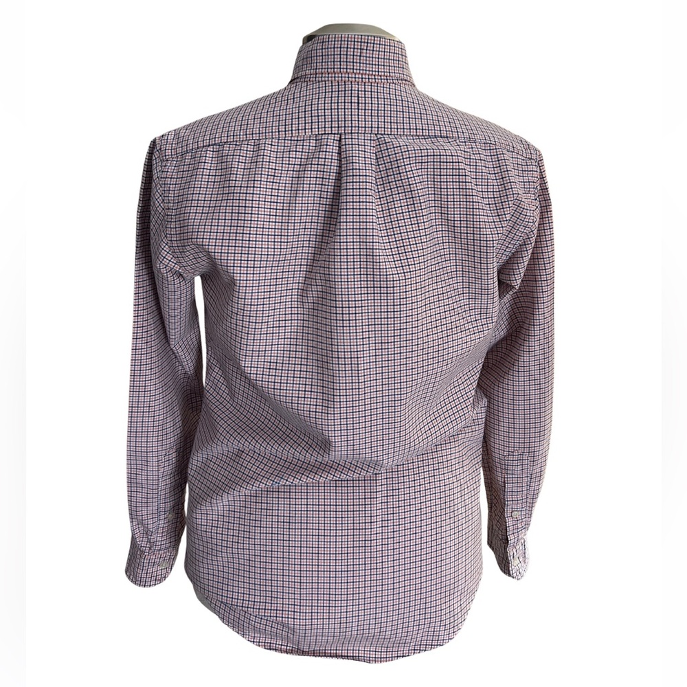 Ralph Lauren custom fit blue orange and white plaid button down shirt S - Picture 5 of 13